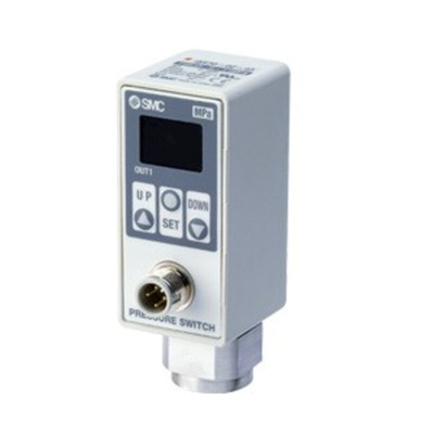 SMC Pressure Sensor, IP67 1 MPa