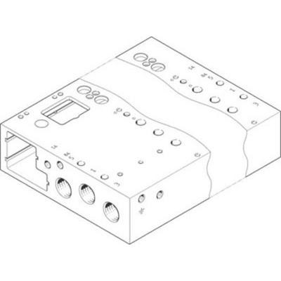 Festo VABM series 8 station G 1/4 Manifold Strip