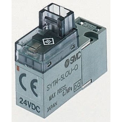 SMC SS3Y series 2 station Metric M5 Manifold Base