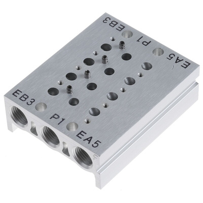 SMC SS5Y series 4 station G 1/8 Manifold