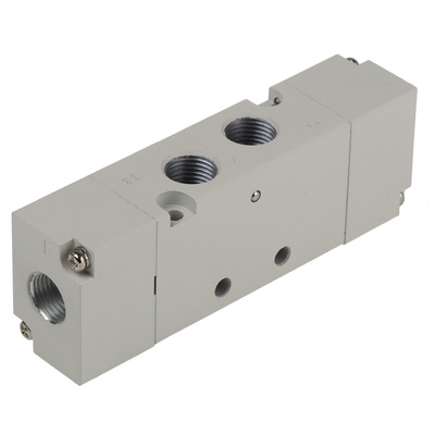 RS PRO Pneumatic Solenoid Valve - Pilot/Air G 1/8 V50 Series
