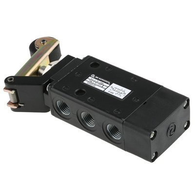 Norgren Roller 5/2 Pneumatic Manual Control Valve X30 Series, G 1/4, 1/4in, X3065102