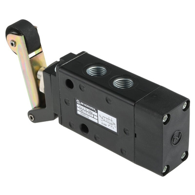 Norgren Roller 5/2 Pneumatic Manual Control Valve X30 Series, G 1/4, 1/4in, X3065102