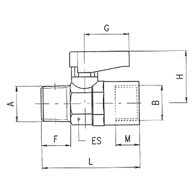 RS PRO Handle Micro Valve, R 1/4, 6.35mm