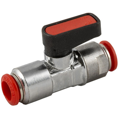 RS PRO Handle Micro Valve, Push In 4 mm