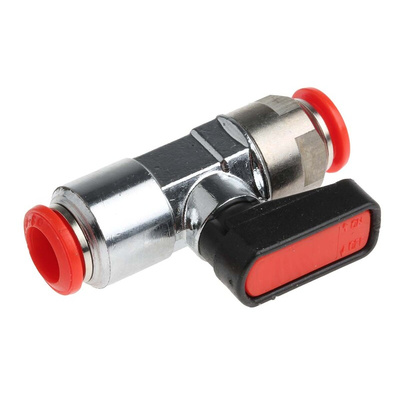 RS PRO Handle Micro Valve, Push in 8 mm
