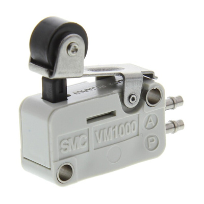 SMC Roller Lever 3/2 Pneumatic Manual Control Valve VM1000 Series