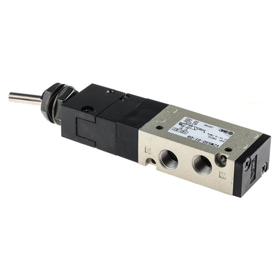 SMC Toggle Lever 5/2 Pneumatic Manual Control Valve VZM500 Series, Rc 1/8, 1/8in