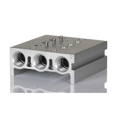 SMC SY3000 series 3 station G 1/8 Manifold