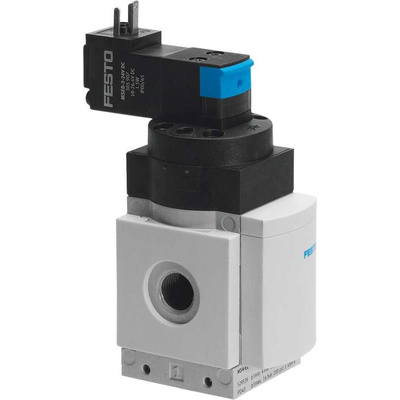 Festo 2/2 Pneumatic Manual Control Valve MS Series, G 1/4, 1/4, 542558