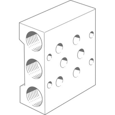 Festo PRS series 2 station G 3/8 Manifold