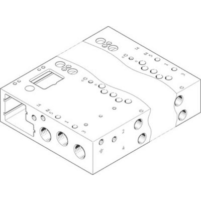 Festo VABM series 5 station Manifold Strip