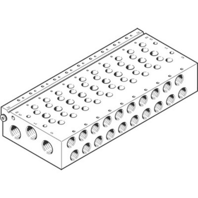 Festo VABM series 3 station Manifold Strip