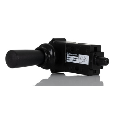 Norgren Lever 3/2 Pneumatic Manual Control Valve 03 Series, G 1/8, 1/8in, III B
