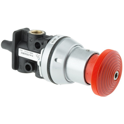 Norgren Emergency Stop 3/2 Pneumatic Manual Control Valve Super X Series, G 1/8, 1/8in