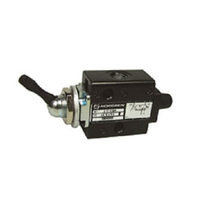RS PRO Toggle 3/2 Pneumatic Control Valve super X manual 3/2 valve Series, G 1/8, 1/8in
