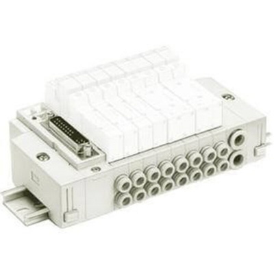 SMC SY3000 series 6 station Push In 5/32 in Manifold