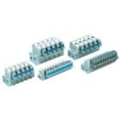 SYJ300 Base Manifold Type 42 Bar Manifold 4mm Fittings 4 Station