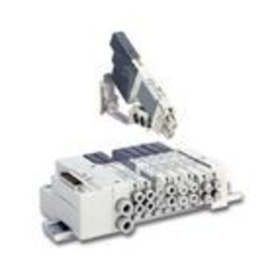 SQ1000 Plug In Type D-Sub Manifold 8 Station DIN Rail Mount