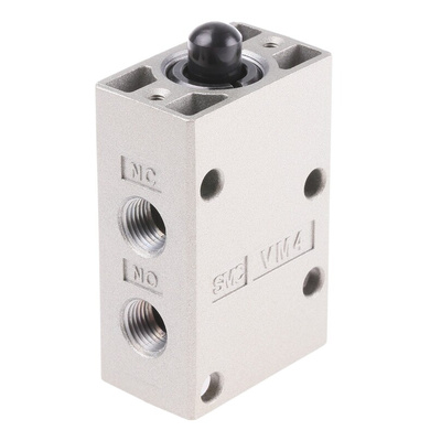 SMC Basic 3/2 Pneumatic Manual Control Valve VM400 Series, Rc 1/8, 1/8in