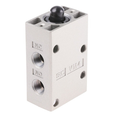 SMC Basic 3/2 Pneumatic Manual Control Valve VM400 Series, Rc 1/8, 1/8in