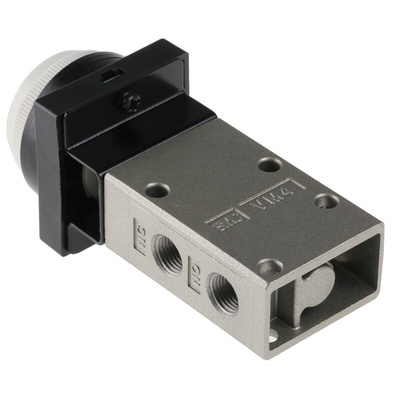 SMC Push Button 3/2 Pneumatic Manual Control Valve VM400 Series, Rc 1/8, 1/8in