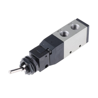 SMC Toggle Lever 5/2 Pneumatic Manual Control Valve VFM300 Series, Rc 1/4, 1/4in