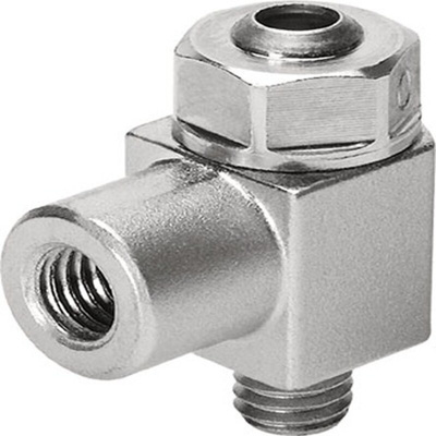 Festo Manual Flow Control Pneumatic Control Valve GRLO Series, Metric M3, M3, 175039