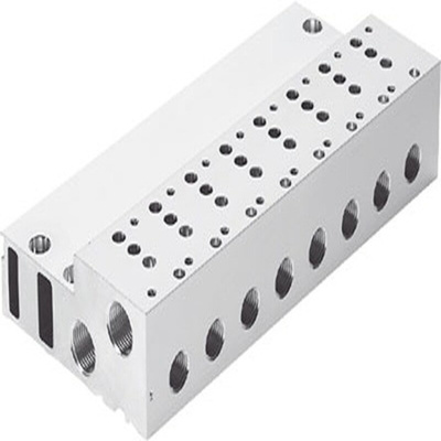 Festo MHA series 8 station G 1/4, G 3/8 Manifold for use with Solenoid Valve MHP4