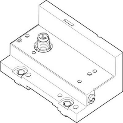 Festo VMPAL series 32 station M12 End Plate for use with Valve Terminal MPA-L