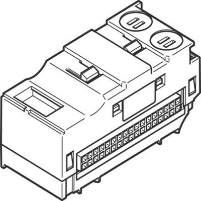 Festo VMPAL series 1 station Manifold for use with Valve Terminal MPA-L