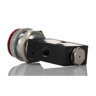 IMI Norgren Push Button 3/2 Pneumatic Manual Control Valve S/666 Series, G 1/8, 1/8in, PS/666/1/R