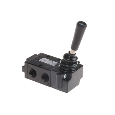 Parker Lever 3/2 Pneumatic Manual Control Valve B53 Series, G 1/4, 1/4in