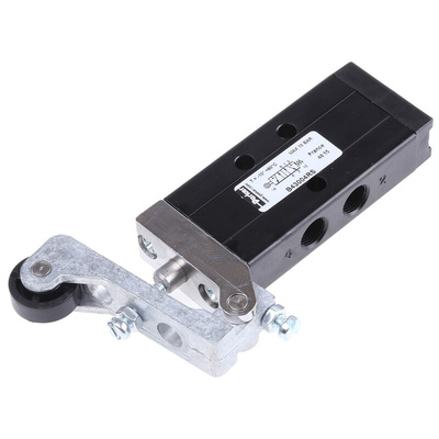 Parker Roller 5/2 Pneumatic Manual Control Valve B43 Series, G 1/8, 1/8in
