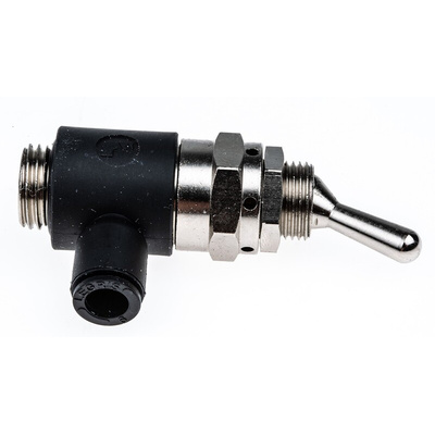 Legris Toggle Lever 3/2 Pneumatic Manual Control Valve 7801 Series, G 1/4, 1/4in