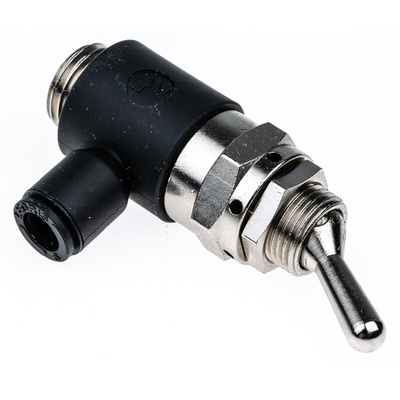 Legris Toggle Lever 3/2 Pneumatic Manual Control Valve 7801 Series, G 1/4, 1/4in