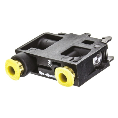 Parker Plunger 3/2 Pneumatic Manual Control Valve PXB Series, Push In 4 mm