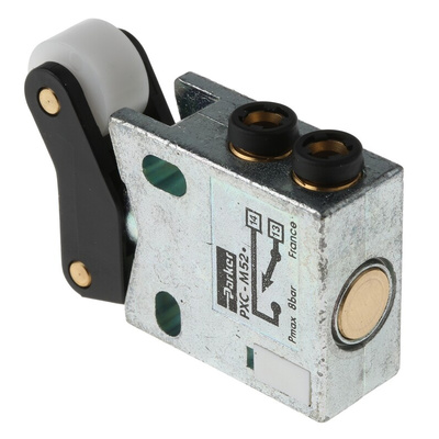 Parker Roller 3/2 Pneumatic Manual Control Valve PXC Series
