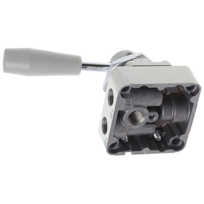 SMC Handle 4/3 Pneumatic Manual Control Valve VH Series, G 1/4, 1/4in