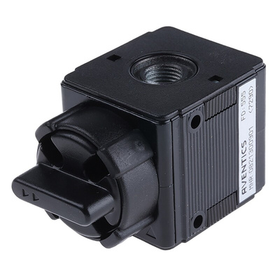 EMERSON – AVENTICS Rotary Knob 3/2 Pneumatic Manual Control Valve NL2-BAV Series, G 1/4, 1/4in