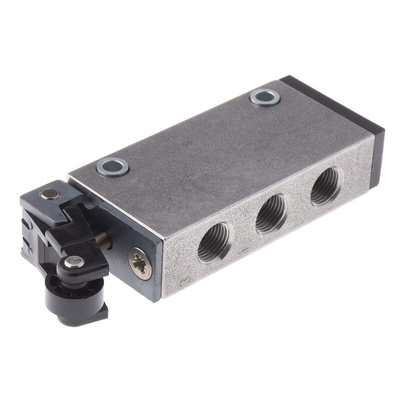 EMERSON – AVENTICS Roller 5/2 Pneumatic Manual Control Valve ST Series, G 1/8, 1/8in