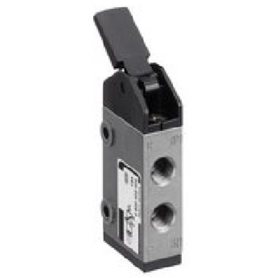 EMERSON – AVENTICS Lever 5/2 Pneumatic Manual Control Valve ST Series, G 1/8, 1/8in