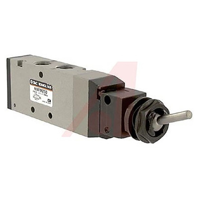 SMC Toggle Lever 4/2 Pneumatic Manual Control Valve VFM200 Series, NPT 1/4, 1/4
