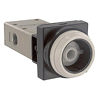 SMC Push Button 4/2 Pneumatic Manual Control Valve VM400 Series, NPT 1/8, 1/8