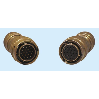 Glenair 4 Way Cable Mount MIL Spec Circular Connector Plug, Pin Contacts,Shell Size 8, MIL-DTL-26482