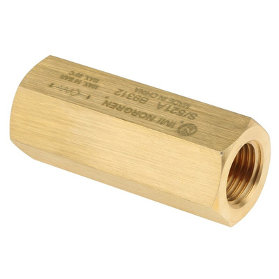 Norgren S/520 Non Return Valve G 1/4 Female Inlet, G 1/4 Female Outlet, 0.3 to 16bar