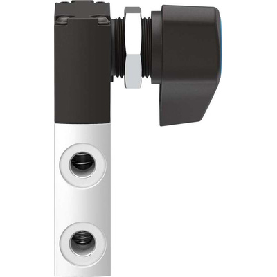 Festo Twist Selector 3/2 Pneumatic Manual Control Valve VHEF Series, G 1/8, 1/8in, 4106806