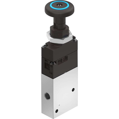 Festo Push Button 3/2 Pneumatic Manual Control Valve VHEF Series, G 1/8, 1/8in, 5299705