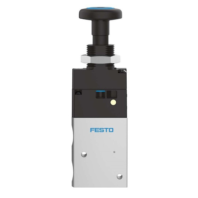 Festo Push Button 3/2 Pneumatic Manual Control Valve VHEF Series, G 1/4, 1/4in, 5299711