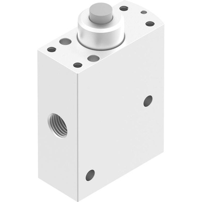 Festo Plunger 3/2 Pneumatic Manual Control Valve VMEF Series, G 1/8, 1/8in, 8031295